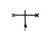 MONITOR ARM MONITOR HOLDER DUAL BLACK