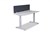 DESK MOUNTED SCREEN MR VERTILIFT CHARCOAL TO SUIT 1500W TOP