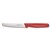 KNIFE STAINLESS STEEL STEAK  TOMATO VICTORINOX ROUND END NYLON HANDLE 110MM RED