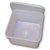 CONTAINER PLASTIC 45LT 170MMW X 170MMLD X 192MMH WITH LID PLASTIC WHITE
