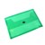 DOCUMENT WALLET PLASTIC WITH VELCRO FOOLSCAP 399 GREEN 