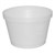FOAM SOUP CUP CONTAINER 16OZ 473ML WHITE EACH50 PACK500 WITH LIDS