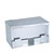 STRAW DISPENSER STAINLESS STEEL 260MM X 150MM X 130MM