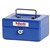CASH BOX CLASSIC NO 6 152MM X 118MM X 80MM BLUE