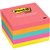 POST IT 3M 654 STICKY NOTES 76MM X 76MM NEON 5PK 