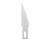REPLACEMENT BLADES  FOR KNIFE HOBBY WITH BLADE SILVER  PROTECTOR COVER 10PK