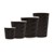 COFFEE CUPS 4OZ TRIPLE WALL BLACK EACH25 PACK500