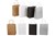 GIFT BAG PLAIN 150MM X 210MM  80MM GUSSET ASSORTED COLOURS 3 X WHITE 3 X BLACK  3 X BROWN  3 X SILVER 12PK