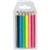 COLOURED PENCILS HALF SHORT PENCIL DATS COLOURED IN PVC WALLET 6PK X 36 UNITS 