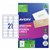 LABEL AVERY 959001 L7160 LASER LABELS ADDRESS 21UP 21 PER SHEET WHITE 100PK