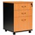 PEDESTAL DRAWER MOBILE YS DESIGN OXLEY 3 DRAWERS BEECH IRONSTONE