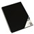 VISUAL ART DIARY QUILL A4 45 PAGE BLACK PAPER