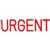 STAMP SELF INKING PRE INKED MESSAGE STAMP  URGENT  RED INK