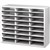 PIGEON HOLES FELLOWES LITERATURE SORTER 24 COMPARTMENTS