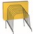 FILE RACK WIRE STEP ORGANISER  FILE 8 SLOT RACK LARGE BLACK