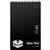 SPIRAX P563A TOP OPENING SPIRAL NOTEBOOK REPORTERS POLYPROPYLENE 200MM X 127MM 200 PAGE BLACK 