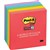 POST IT 3M 6545 SUPER STICKY STICKY NOTES 76MM X 76MM NEON 5PK