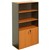 CUPBOARD CABINET YS DESIGN OXLEY HALF DOOR STORAGE 900 X 450 X 1800MM BEECH IRONSTONE