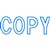 STAMP XSTAMPER SELF INKING PRE INKED 1006 MESSAGE STAMP  COPY  BLUE INK
