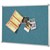 PINBOARD PENRITE FABRIC BOARD 900 X 600MM WEDGEWOOD