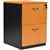 YS DESIGN OXLEY 2 DRAWER FILING CABINET 476X550X700MM BEECH IRONSTONE