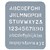 STENCIL ESSELTE LETTER 19MM