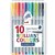 STAEDTLER 334 TRIPLUS FIBRE TIP FINELINER PENS 03MM ASSORTED 10PK
