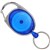 KEY HOLDER RING REXEL RETRACTABLE SNAP LOCK BLUE 4PK