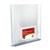 BROCHURE HOLDER DEFLECTO 39610 WALL MOUNT A4 STANDARD FLAT CLEAR