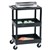 TROLLEY TUFFY TUB TROLLEY 1 FLAT SHELF AND 2 TUBS BLACK