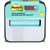 DISPENSER POST IT 3M ST330B POPUP NOTE 76MM X 76MM STAINLESS STEEL  BLACK