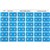 LABEL AVERY SIDE TAB COLOUR CODE LATERAL FILING 25MM X 38MM 43308  H  BLUE 180PK