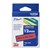 LABELLING TAPE BROTHER TZE431 LAMINATED LABEL TAPE 12MM X 8M BLACK ON RED