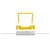 TUBECLIP AVERY 44009Y TUBE CLIP FILE FASTENERS YELLOW 100PK