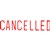STAMP SELF INKING PRE INKED MESSAGE STAMP  CANCELLED  RED INK