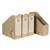 BOOK MAGAZINE BOX MARBIG GREY EACH4 PACK32