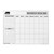 DESK MAT SASCO 10553RFL CALENDAR UNDATED REFILL SHEETS 12PK
