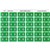LABEL AVERY SIDE TAB COLOUR CODE LATERAL FILING 25MM X 38MM 43318  R  LIGHT GREEN 180PK 