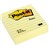 POST IT 3M 675YL LINED RULED PAD 300 SHEETS 98MM X 98MM YELLOW