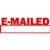 STAMP XSTAMPER SELF INKING PRE INKED 1650 MESSAGE STAMP  EMAILED  WITH ROOM FOR DATE RED INK