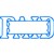 STAMP XSTAMPER SELF INKING PRE INKED 1201 MESSAGE STAMP  PAID  WITH ROOM FOR DATE BLUE INK