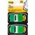 POST IT 3M 680GN2 FLAGS GREEN TWIN 100PK