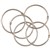 HINGED RINGS ESSELTE NO 6 25MM EACH1 PACK100