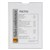 BROCHURE HOLDER CARD HOLDER 2006700 TOP OPENING A6 105MM X 148MM CLEAR 10PK