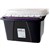 SUSPENSION FILE BOX CARRY FILE CRYSTALFILE ENVIRO PORTA BOX CLEAR LID BLACK BASE TUB EACH1 PACK6
