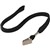 LANYARD WITH ALLIGATOR CLIP  SAFETY BREAK AWAY BLACK EACH1 PACK10