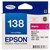 EPSON T1383 T1383 1383 138 INK CARTRIDGE HIGH YIELD MAGENTA