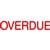 STAMP SELF INKING PRE INKED MESSAGE STAMP 5011710  OVERDUE  RED INK