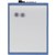 QUARTET BASICS WHITEBOARD 280MM X 360MM ASSORTED COLOUR FRAME EACH1 PACK4