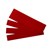 QUARTET MAGNETIC STRIPS 22 X 150MM RED 25PK